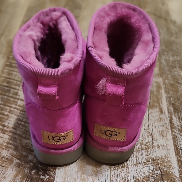 Pink UGG Shearling Boots - Picture 3 of 11